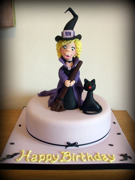 Spellbinding decor: A little witch cake topper for your magic-themed party